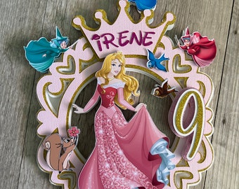 Cake Topper Princess Sleeping Beauty