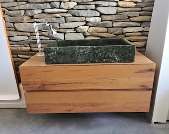 Green Aghata Marble Countertop Washbasin 80x45x15cm-Green Bathroom-Green Sink-Green Sink-Green Sink-Green Modern Washbasin