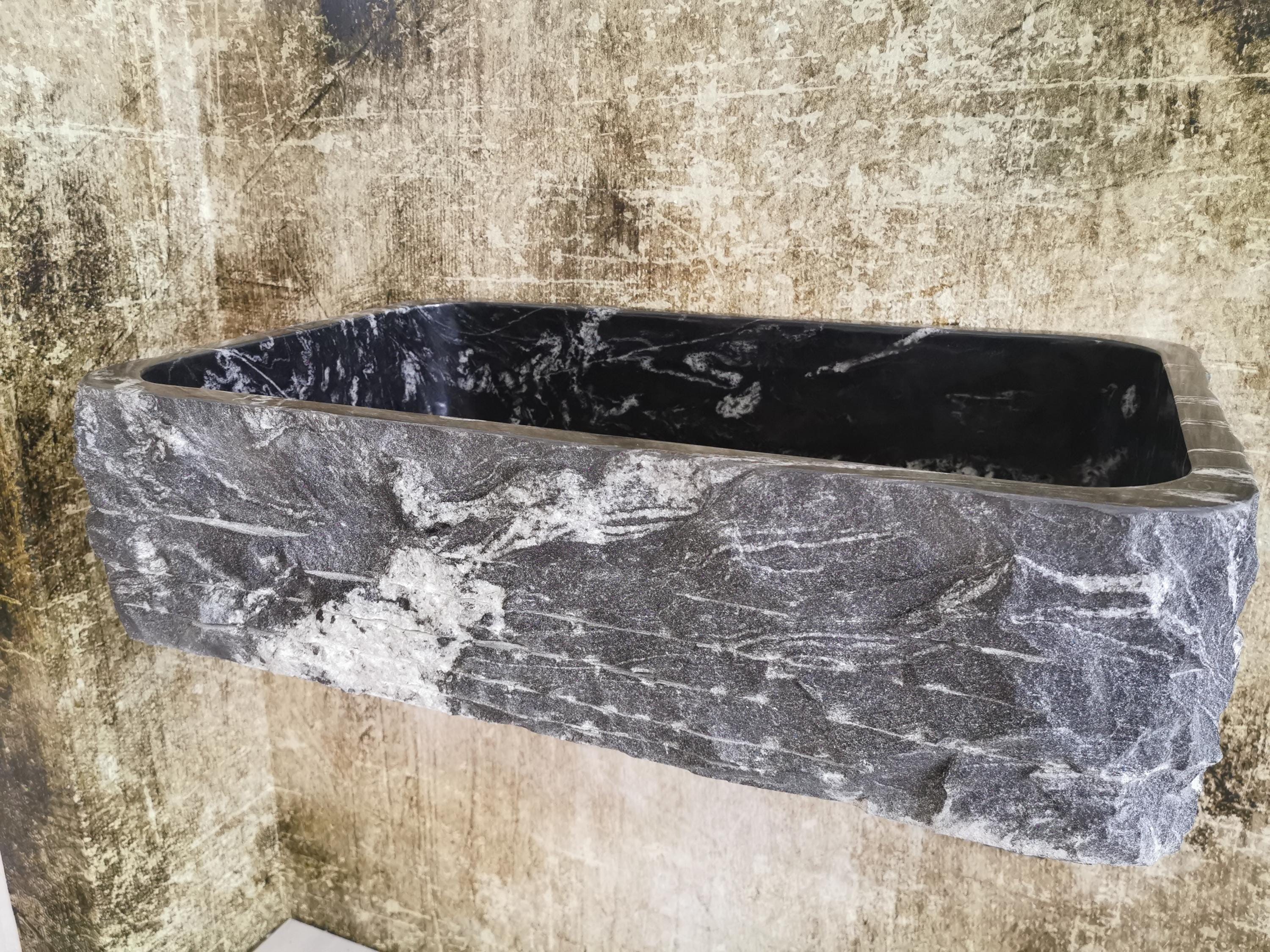 Black Granite Kitchen Sink - 80x50x20cm - Single Bowl Black Granite Countertop Kitchen Sink - Special Raw Kitchen Sink