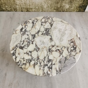 Calacatta viola Marble coffee table-50 x 50 cm-tavolino in marmo-Table basse en marbre-table de salon moderne-moderner Wohnzimmertisch-tavolino image 6