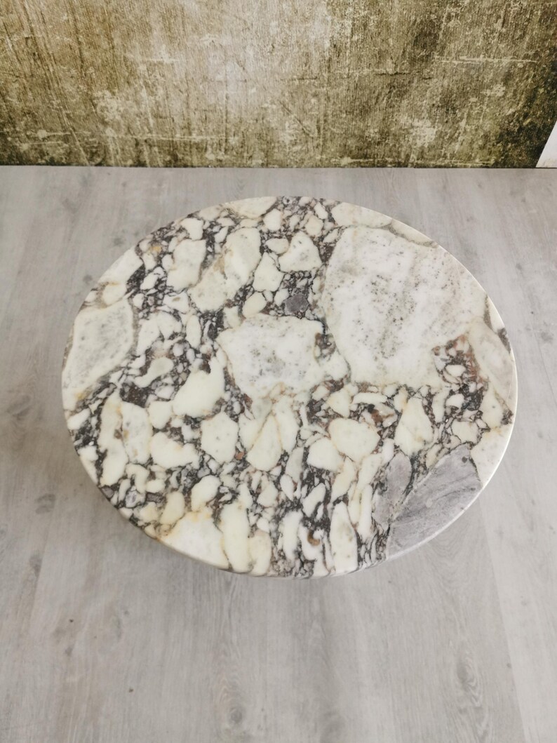 Calacatta viola Marble coffee table-50 x 50 cm-tavolino in marmo-Table basse en marbre-table de salon moderne-moderner Wohnzimmertisch-tavolino image 6