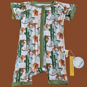 Bamboo Zippered Short Romper