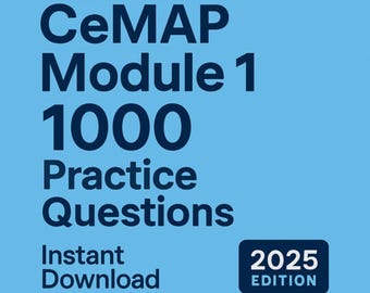 Mortgage Advisor CeMAP 1000 Practice Questions Module 1