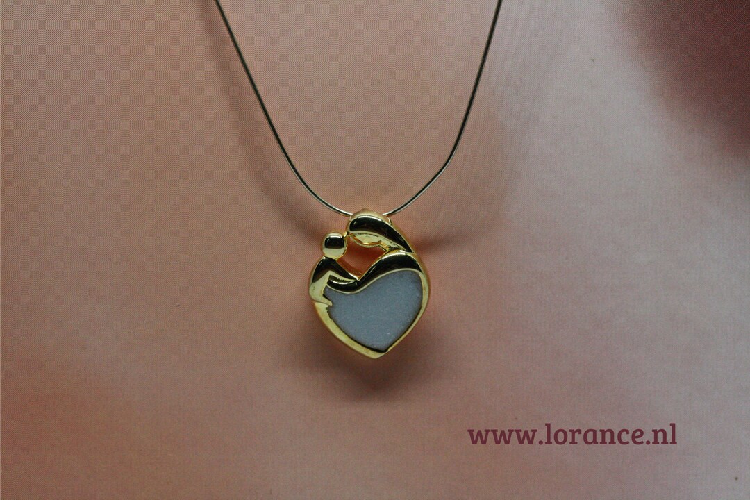 DIY Breast Milk Pendant Child and Mother Goldplated Etsy