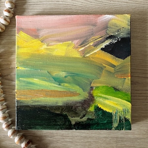 Handmade acrylic painting on canvas | mini