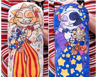 Sun & Moon FNAF Daycare Attendant Pillow Pals