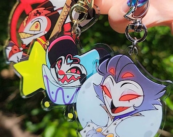 Helluva Headshot Acrylic Keychains