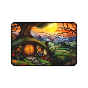 The Shire Mouse Pad -- Bag-End -- Magic the Gathering Playmat