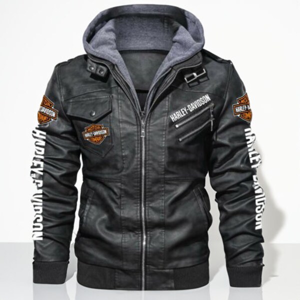 Harley Davidson Lederjacke Racing Biker Style Herren Motorradjacke Echtleder Biker Geschenk Classic Oberbekleidung Rennjacke Vintage