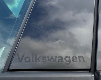 Jetzt neu 3 x Volkswagen Aufkleber für B Säule + Geschenk