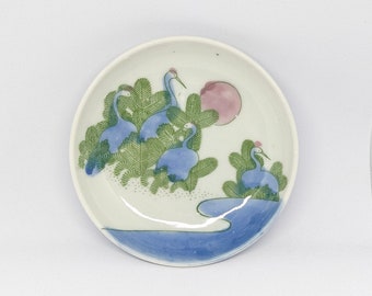 11cm / Antique Japanese small plate koimari ware