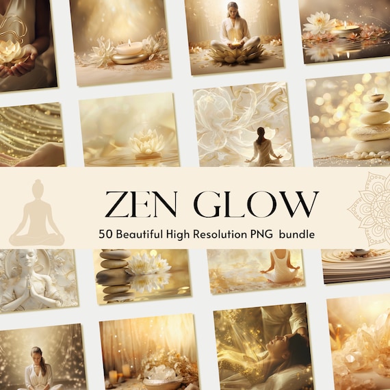 Spiritual Healing PNG Bundle, Yoga, Reiki, Meditation Illustrations (Digital Download)