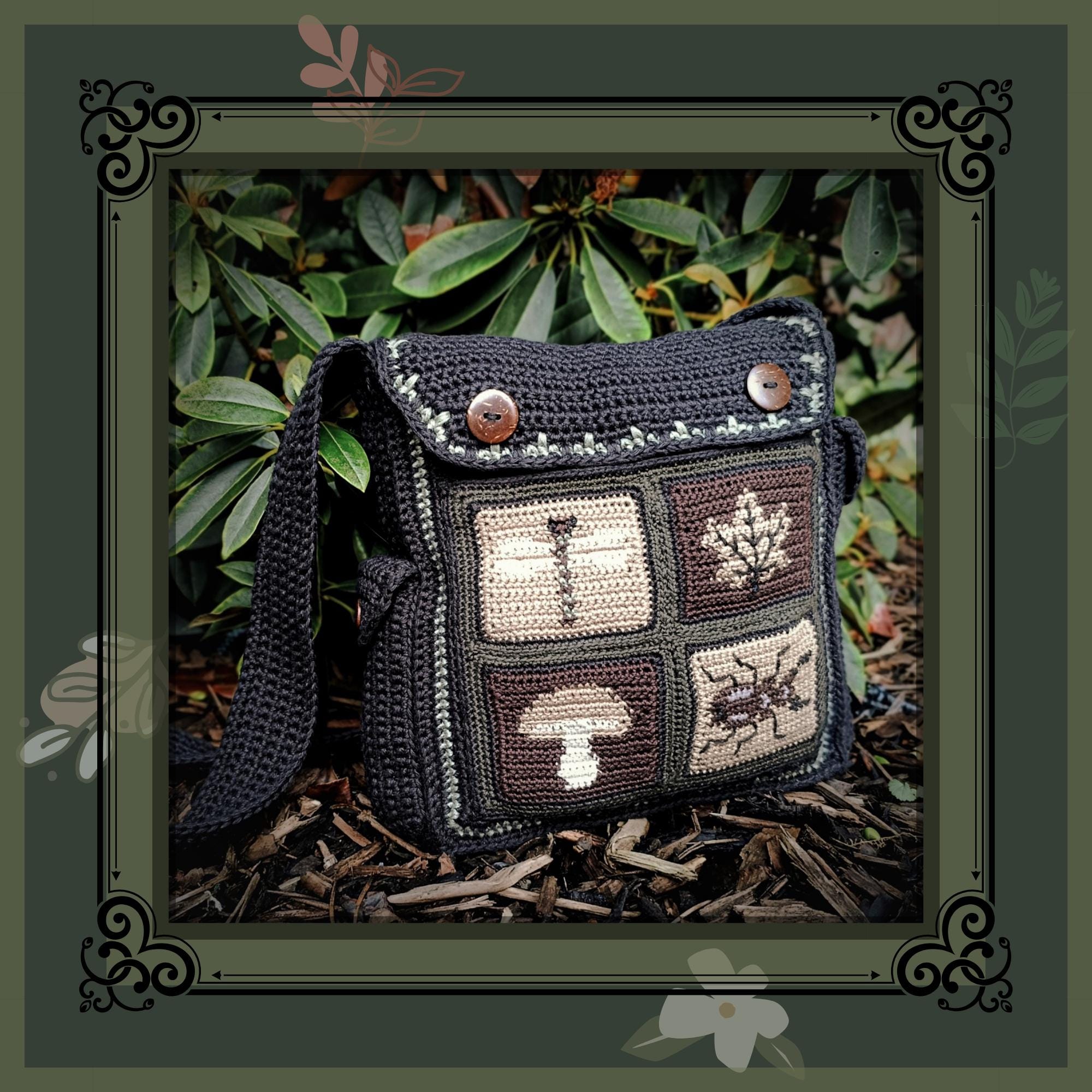 Forest Treasures Crossbody Bag Crochet Pattern