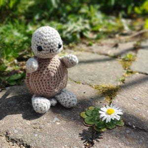 PDF Crochet Pattern - Tortoise - Amigurumi Plush Turtle Cute Animal
