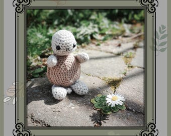 Tortoise Crochet Pattern - PDF Tutorial Digital Download - Cute Amigurumi Turtle Animal Plush
