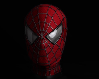 コスプレ　ブラック　スパイダーマン　マスク　トビー　マグワイア　サム・ライミ版 コスプレ ブラック スパイダーマン マスク トビー マグワイア
