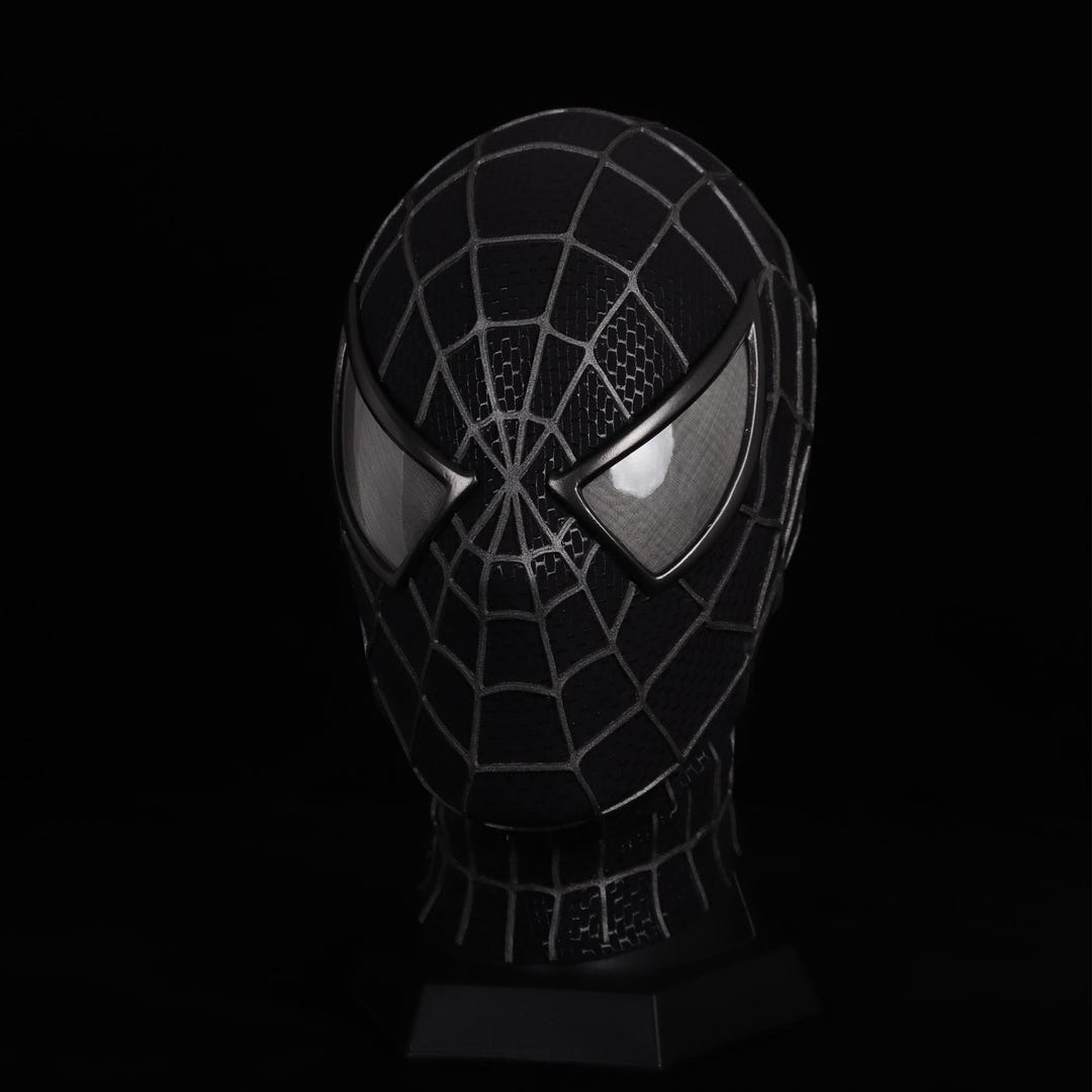 ブラック スパイダーマン マスク、トビー マグワイア ブラック スパイダーマン マスク、トビー マグワイア