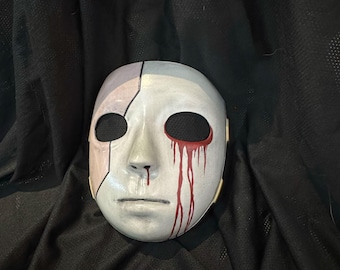 Máscara de Sal Fisher, máscara de cosplay de Sally Face, accesorio de juego portátil, máscara de disfraz de juego de terror, regalo de cosplay de Halloween