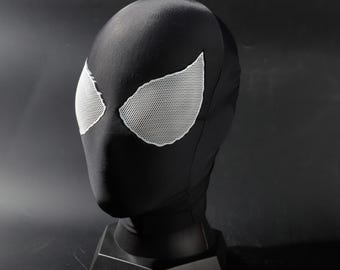 Máscara de cosplay personalizada Máscara de Spiderman con carcasa facial 3D y lentes magnéticas Accesorio de película portátil