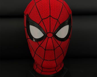 Máscara personalizada de Spider-Man de la marca New Day, máscara de cosplay de Tom Holland, accesorio de película para usar
