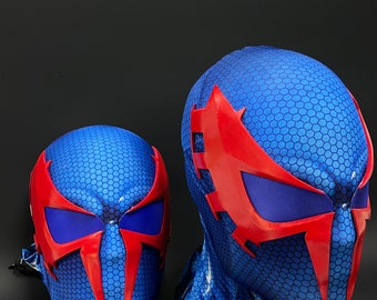 2099スパイダーマンマスク、3Dフェイスシェル付きカスタマイズ