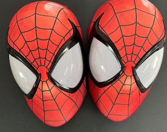 Máscara de cosplay de Spider-Man personalizada con carcasa 3D y lentes magnéticas | Accesorio de película portátil