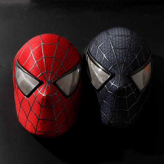 【スパイダーマン】新品 3D シェルマスク マスク サムライミ版 レプリカ カスタマイズされたサム・ライミのスパイダーマンマスク
