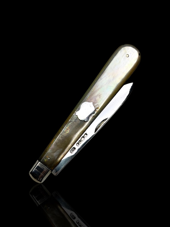 Large Antique Pocket Knife. 1876, Henry Atkin, England.