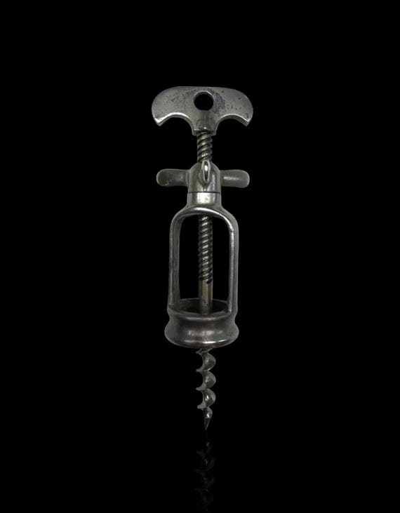 An antique French corkscrew. Circa 1900. By Jacques Perille.