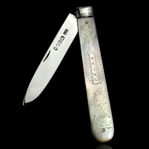 Vintage Mother of Pearl Pocket Knife - Etsy - Page 3