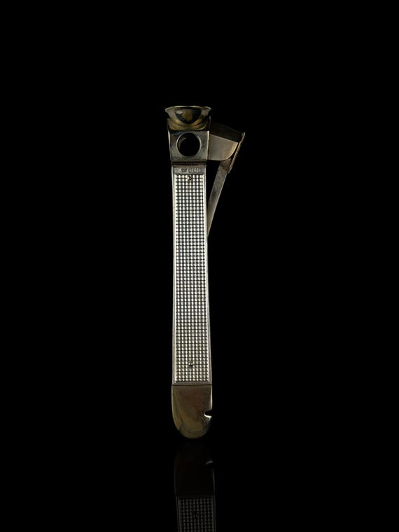 Cigar Cutter. Sterling Silver. England. Cased.