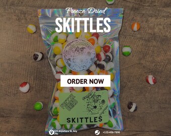 Freeze Dried Skittles Monster Crunch