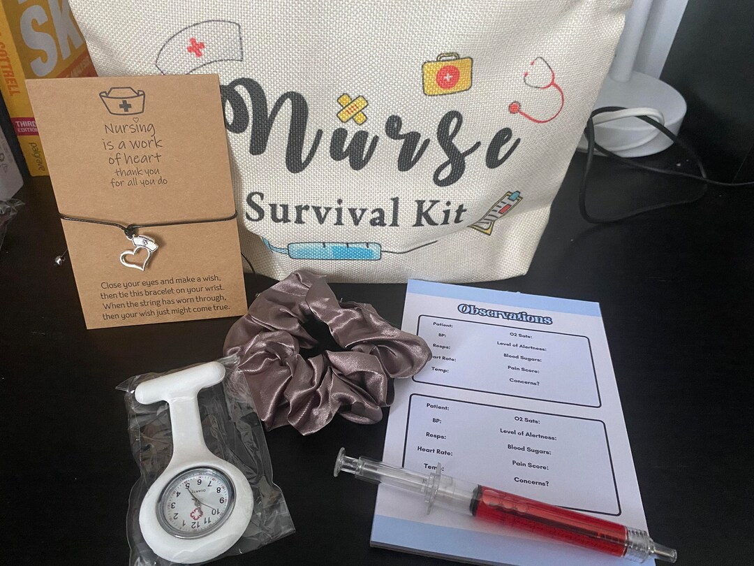 Nursing and Student Nurses Survival Kit Gift Etsy UK