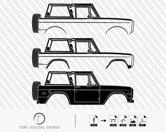 Ford Bronco SVG | Ford Bronco PNG | Bronco Cut Files | Classic Bronco svg | Classic Bronco png | Bronco Cricut