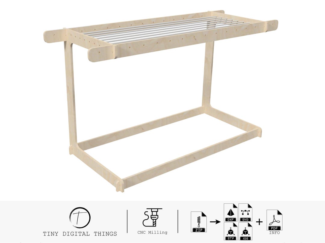 Loundry Rack CNC Cut Files | Drying Rack | Clothesline Stand | Laundry ...