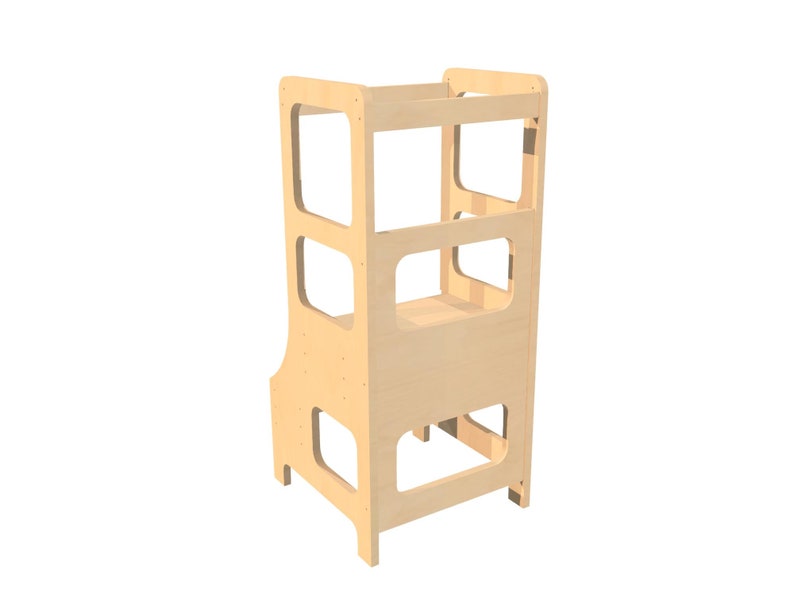 Adjustable Montessori Kids Step Stool, Kitchen Stool Helper, Toddler