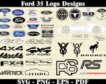 Ford SVG / Ford PNG / Vector Files / Cricut, Silhouette - digital files - svg, png, eps, pdf