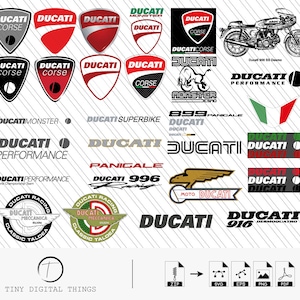 Ducati SVG | Ducati PNG | Ducati PDF | Ducati Logo Svg | Ducati Vector Files | Ducati Cricut, Silhouette digital files svg png eps pdf
