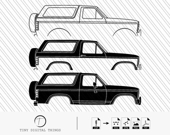 Ford Bronco SVG | Ford Bronco PNG | Bronco Cut Files | Classic Bronco svg | Classic Bronco png | Bronco Cricut