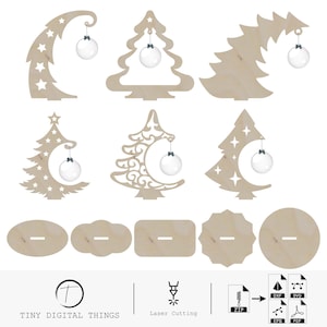 Christmas Tree Laser Cutting, Christmas Tree DXF, Christmas Tree SVG, Christmas Decoration, Christmas Tree Stand DXF, Christmas Tree Decor