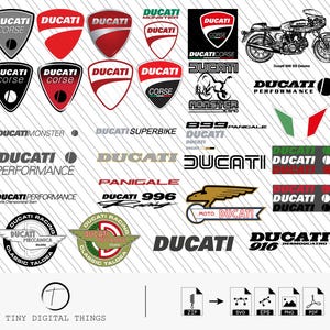 Ducati SVG | Ducati PNG | Ducati PDF | Ducati Logo Svg | Ducati Vector Files | Ducati Cricut, Silhouette digital files svg png eps pdf