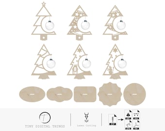 Christmas Tree Laser Cutting, Christmas Tree DXF, Christmas Tree SVG, Christmas Decoration, Christmas Tree Stand DXF, Christmas Tree Decor