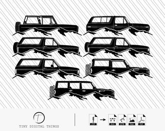 Ford Bronco SVG | Ford Bronco PNG | Bronco Cut Files | Classic Bronco svg | Classic Bronco png | Bronco Cricut