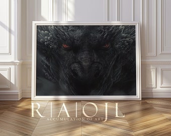 Stampa del poster del Quarto Ala Tairn | Basgiath War College | Merchandising Bookworm | Cavaliere del Drago | Poster del Quarto Ala | Download digitale |