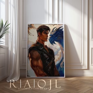 Fourth Wing Xaden Riorson Poster Print | Basgiath War College | Book Citation | Bookworm Merch | Dragonriders Wall Art | Digital Download |