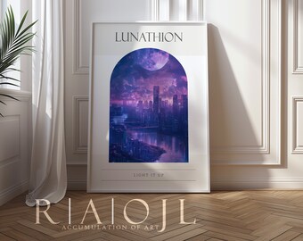 Crescent City Print | Book Citation Light it up | Bookworm Merch | Throne of Glass | Acotar | Digital Download | Multiple Sizes