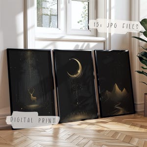 Sarah J Maas set di 3 stampe | Poster del Trono di Vetro | Città della Mezzaluna | Accarezzare | Arte murale con citazioni di libri | Articoli di Bookworm | DOWNLOAD DIGITALE