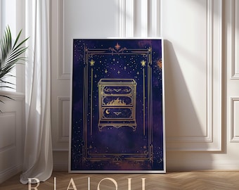 ACOTAR Poster Print Velaris | Feyre Archeron Dresser | Book Citation | Bookworm Merch | Sarah J Maas Fanart | Digital Download |