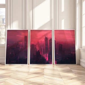 Crescent City 3er Set Druck | Lunathion bookwork Merch | Ruhn Danaan | Light it up | Sjm Printable Wall Art |  Digital Download