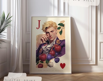 Once upon a broken heart Wandkunst | Jacks der Prinz der Herzen | Kleine Fuchs | Evangeline Fox | Stephanie Garber Fan Kunst | Digital Druck